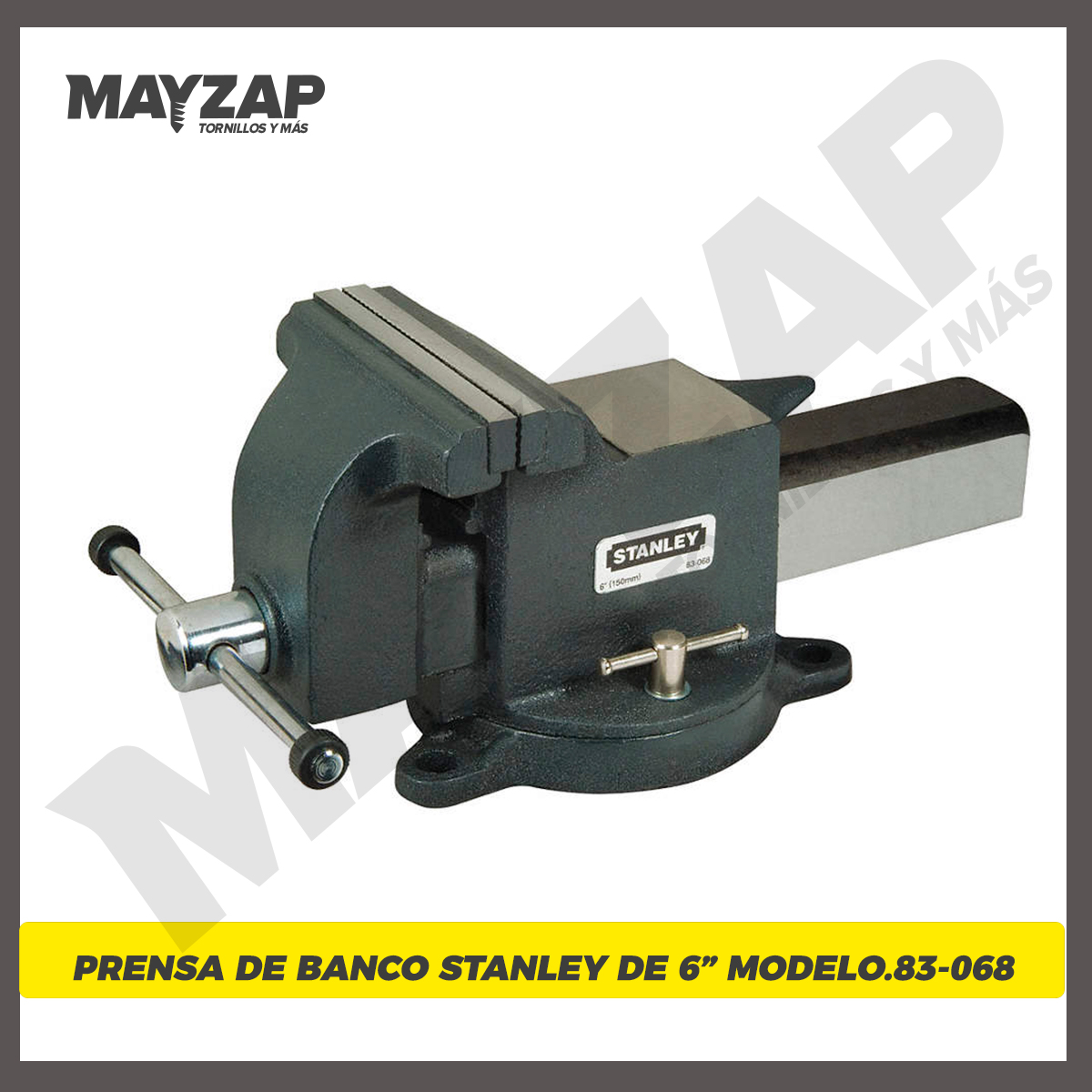 Prensa De Banco Stanley De 6 Pulgadas 83-068 - Mayzap Tornillos Y ...